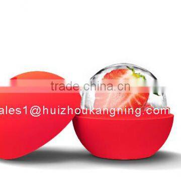 Glass Water Bottle With Fruit Iceball Maker photo-2