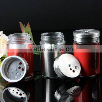 The Best Selling Products Stainless Steel Hot Selling Spice Jar Glass photo-3