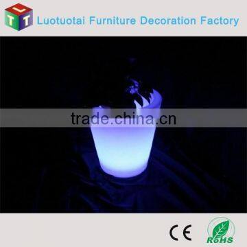 PE Plastic Small LED Lights Flower Vases photo-5