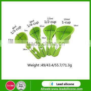 Custom Adjustable Silicone Measuring Spoon ,Measuring Cup And Spoon Set photo-3