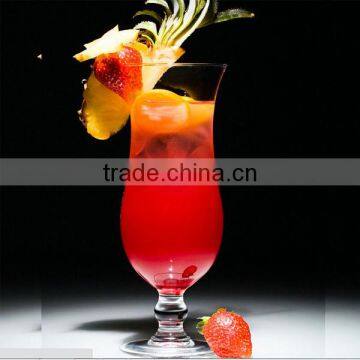 Haonai wholesale hurricane beverage juice goblet glass