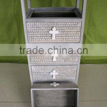 Unfinished Reclaimed Primitive Wood Carving Furniture for 5 Hole photo-3