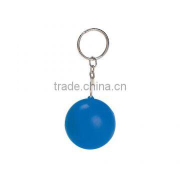 Portable foam rubber anti stress keyring with pu ball