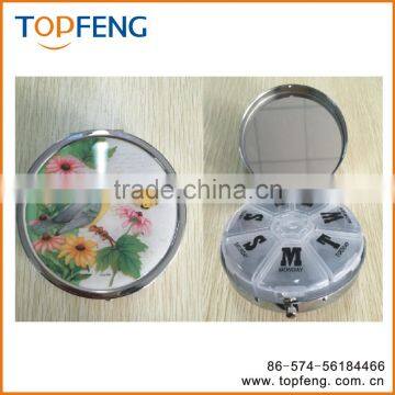 Weekly Pill Box/Metal Mini Pill Box