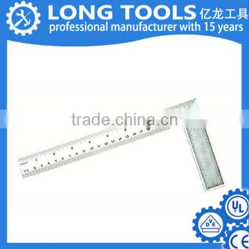 Wholesale brand stainless clear right angle ruler