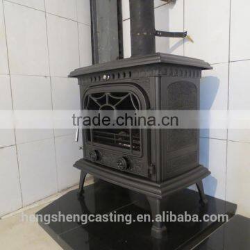 2015 Hot Sell Antique Indoor Wood Burning Cast Iron Stove photo-2