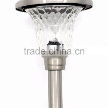 9pk Stainless Steel Solar Path Light Outdoor LED Landscape Lawn Garden Lamp - 158 mm photo-3