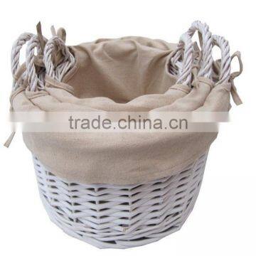 White Wicker Basket Product Type Baby Shower Gifts Used Small Wicker Shower Basket photo-4
