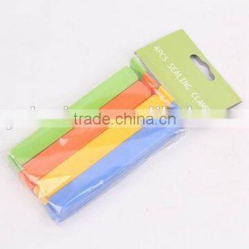 4pc Food sealing clamp/colorful bag clip