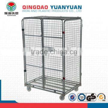 Metal Transport Security Logistics Trolley Container Jumbo Security Demountable Roll Pallets Pallet Roll Cage