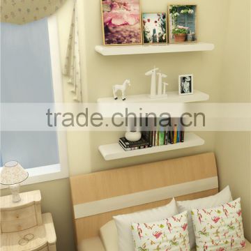 Gold supplier wall wooden decorative floating wall cube shelf