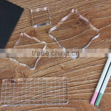 Wholesale Custom Handmade Clear Solid Acrylic Cube Block