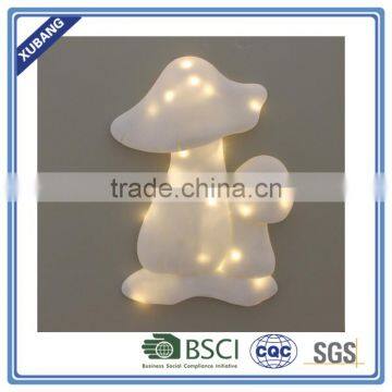 Mushroom Wall Plaque With LED Lights for Home Decoration photo-3