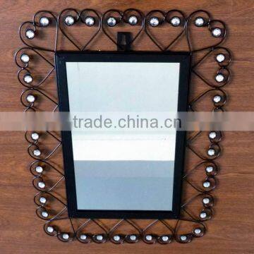 Metal frame mirror with acrylic