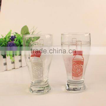 customized logo 16oz full print pint glass for promotional gift