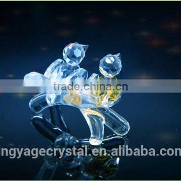 Wholesale Double Crystal Birds With a Trunk as Customized Crystal Gifts/crystal Wedding Table Gift for Guests photo-5