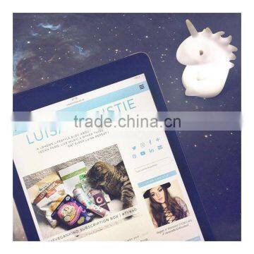 2017 Ins New Arrival LED Unicorn Night Light Small Light For Decoration and Gift photo-4
