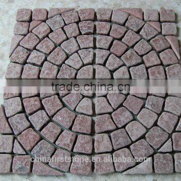 HZR-121-T Stone Mosaic Tile With Mesh-back