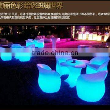 Interior Decorator Flower Lounge Chair With Led Light and IR Remote Control