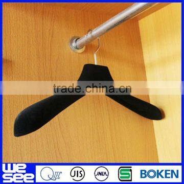 Black Suit Hangers in Bulk Velvet Coat Hangers photo-2