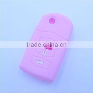 NEW SILICONE HOT BRIGHT CAR KEY COVER CASE FOR MAZDA MPS CX7 CX9 photo-3
