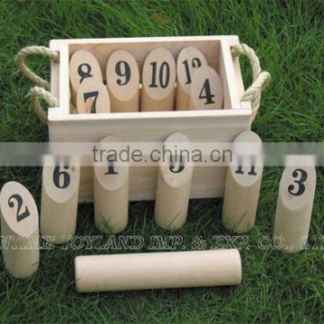 Wooden bowling