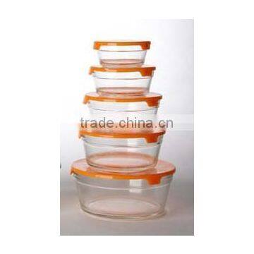 GH052 5pcs Glass Bowl Set