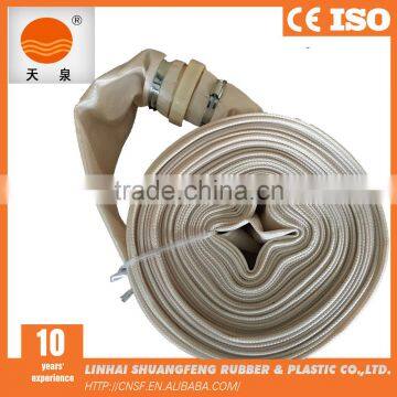 4 Inch 10Bar PVC Lining Layflat Fire Hose/fire Resistant Hose With Coupling photo-4