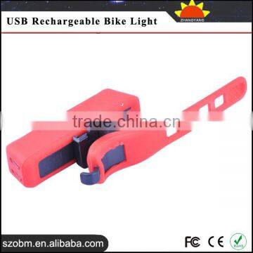 Trade Assurance Supplier HJ-035 COB LED Bicycle Front & Rear & Wheel Light 150 Lm 6 Mode USB Rechargeable Bike Light photo-3