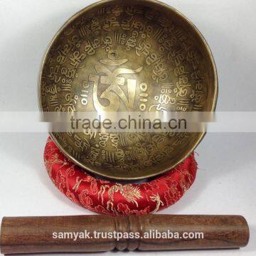 High Quality Tibetan Mantra Carving Special 7 Metal Singing Bowl