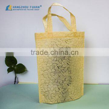 High Grade Beautiful Embossing Non-woven Shopping Bag
