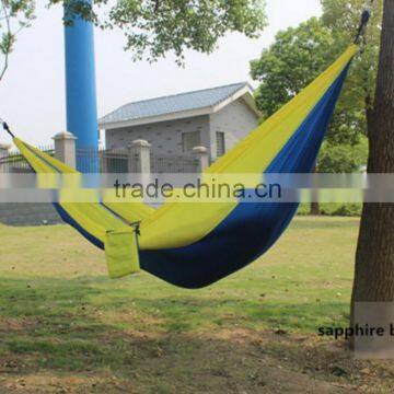 Factory Wholesale Lightweight Folding Nylon Outdoor Camping Hammock,portable Parachute Hammock photo-3