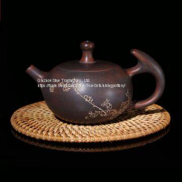 Large Capacity Purple Clay Pot Pure Handmade Maestro Kungfu Tea Pot Chinese Qinzhou Nixing Pottery