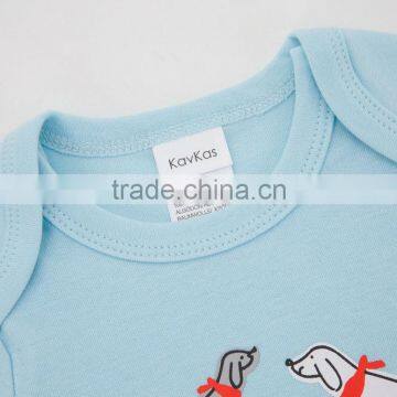 Lovely Baby Clothes Dog Animal 100% Cotton Baby Rompers For Short Sleeve photo-3