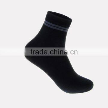 Men black business Cotton socks without print