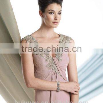 New Style Chiffon Beaded off Shoulder Wedding&night Dress photo-2