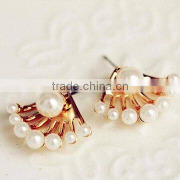 Exquisite Pearls Decorative Earrings,gold Girls Gift Earrings Stuff Wholesale photo-5