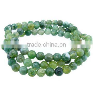 3 Layers Natural Agate Stone Beads Bracelets Women Lucky Gemstone Beads Stretch Bracelets for Birthday Gifts 2016 photo-6