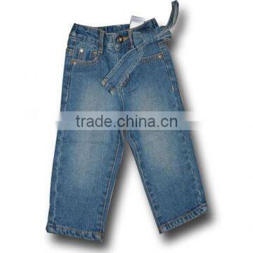 2014 Latest casual denim children jeans girls long trousers