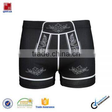 Customized Printed Polyester Men Tight Sexy Boxer Brief Underwear