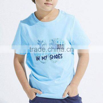 Classic casual fancy printed child t-shirt
