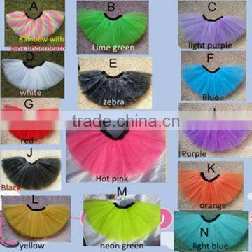 wholesale women rainbow tulle running dance cheap xl adult tutu