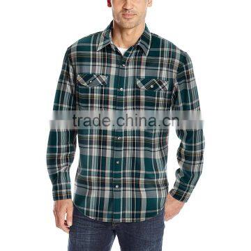 New Long Sleeved Men's Flannel Plaid Shirts 2016 Winter photo-3