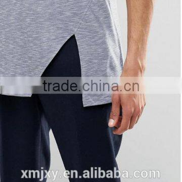 China Supplier o Neck t Shirt Irregular Cutting Mens t Shirt photo-3