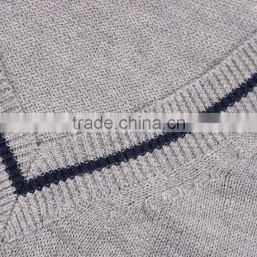 Mens V-neck Latest Design Sweater Wholesale photo-3