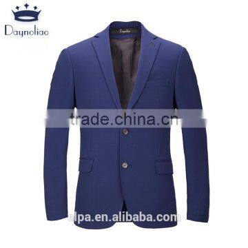 2016 New Arrival Trendy Slim Fit Mens Jacket Half Lining Two Button Casual Men Blazer photo-3