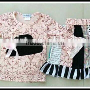 Baby Girl Boutique Colors Ruffle Pants Clothing Set Summer Girl Easter Color Eggs Pattern Clothes Girl Fashion Ruffles Outfits photo-2