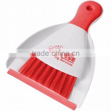 Clean-Up Brush & Dust Pan - Features Colored Bristles and Rubber Accents, Fits in Cabinets, Desk Drawers or in the Car photo-2