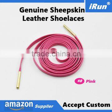7MM Flat Dress Shoes Metal Tipping Leather Shoelaces Lace Shoe Boot Sheepskin Laces All sizes eBay/Amazon Supplier