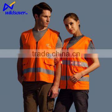 High Visibility LED Light up Work Reflective Clothing Safety photo-2